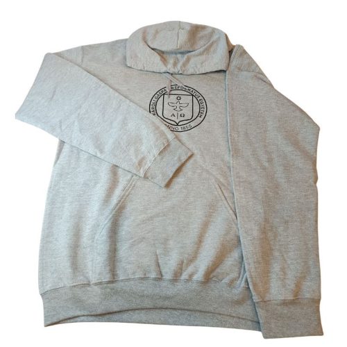 BB pulóver nagy logó szürke "M"