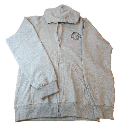 Zipzáras pulóver szürke “L”