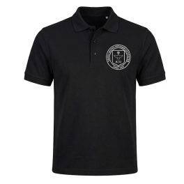 Férfi galléros póló fekete "L"